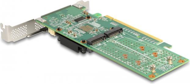 Produktbild Delock Host Bus Adapter PCI Express x16 - 4x NVMe M.2 Key M