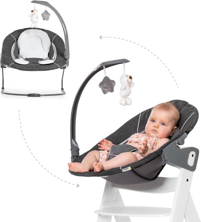 Produktbild Hauck Alpha Bouncer Deluxe Melange grey