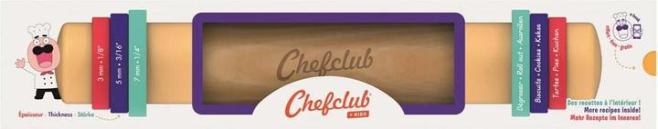 Actual product image Chefclub Rolling pin with silicone rings