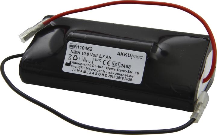 Image du produit XCell Batterie NiMH compatible Quest AC-Tester - Type 704080 - 10,8 Volt 2,7 Ah (1 pcs, 2700 mAh, Piles rechargeables + chargeur)