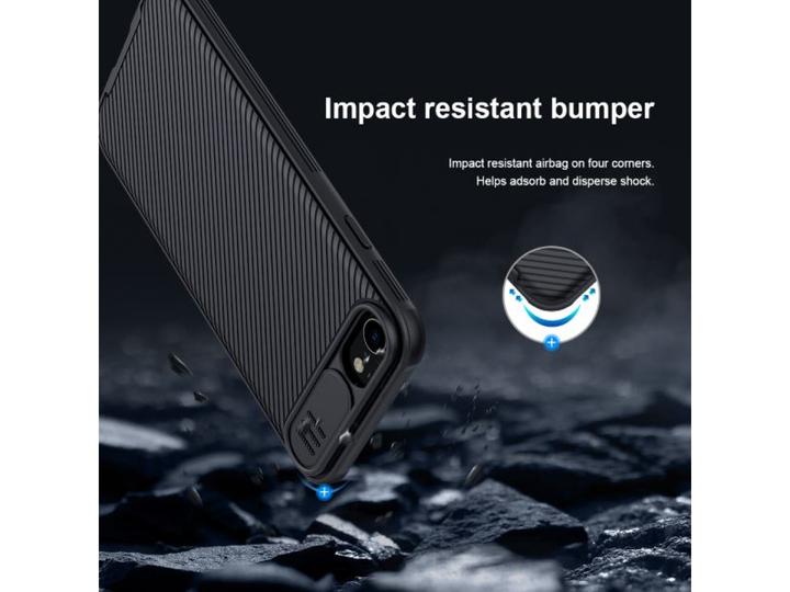 Immagine prodotto Nillkin Copertura rigida della serie CamShield (Apple iPhone SE (terza generazione), Apple iPhone SE (seconda generazione))