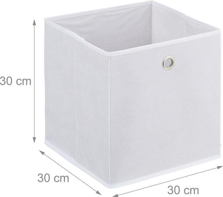 Immagine prodotto Relaxdays 4x scatola di immagazzinamento (30 x 30 x 30 cm, 8.71 l)