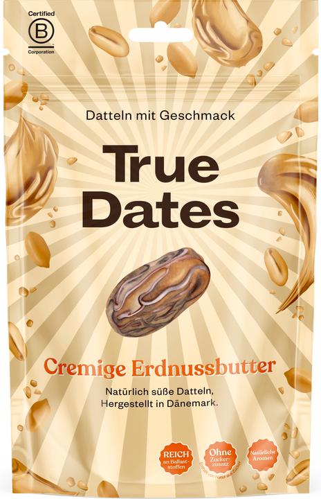 Actual product image True Gum True Dates – Cremige Erdnussbutter 100g, Produkttyp (100 g)