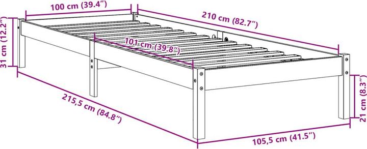 Produktbild VidaXL Gill (100 x 210 cm)