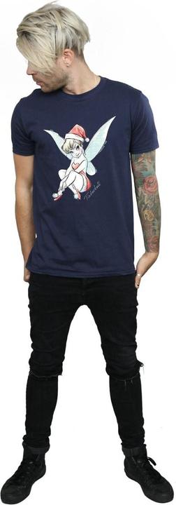 Actual product image Disney Mens Tinkerbell Christmas Fairy T-Shirt (3XL)
