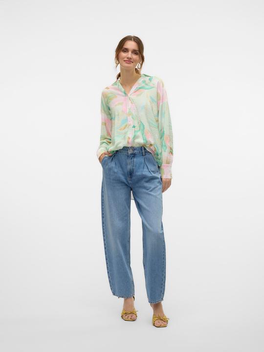 Produktbild Vero Moda VMETNA Hohe Taille Barrel Fit Jeans Straight-Fit (W25/L30)