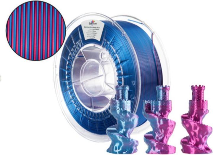 Actual product image Filament · PLA Magic SILK · AURORA BLOOM · 1.75mm · 1kg (PLA, 1.75 mm, 1000 g, Multicoloured)