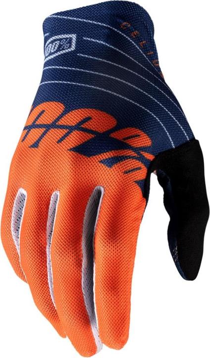 100% 100 Percent Herren Celium Navy/Orange Md Handschuh für besondere Anlässe, Azul Y Naranja, M (M)