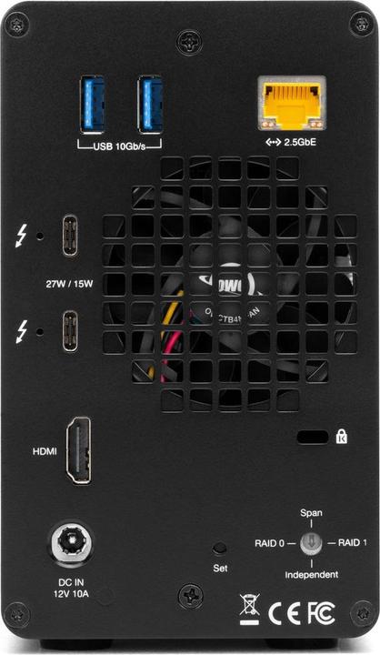 Actual product image OWC Gemini 8GB Dual drive TB3 RAID Storage and Docking Enclo (8 TB)