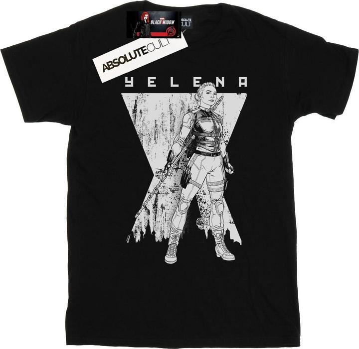 Actual product image Mens Black Widow Movie Yelena Romanoff Mono T-Shirt (5XL)