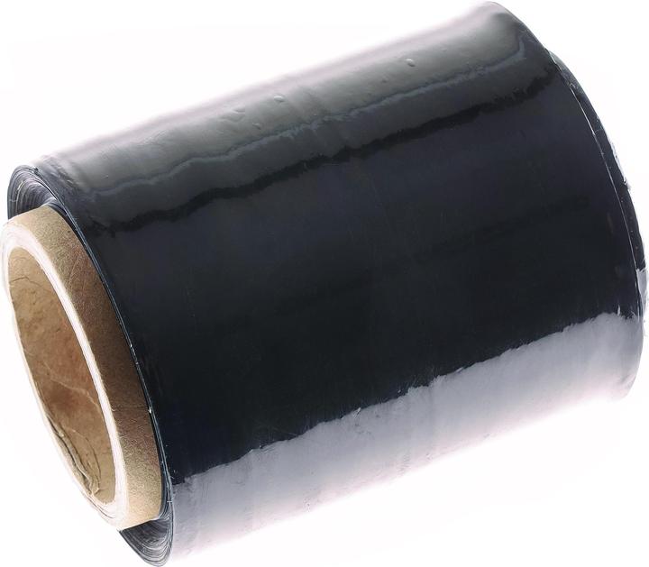 Image du produit Office Products Film étirable mini rap, 0, 3 kg brut, largeur 100mm, épaisseur 23 µm, noir