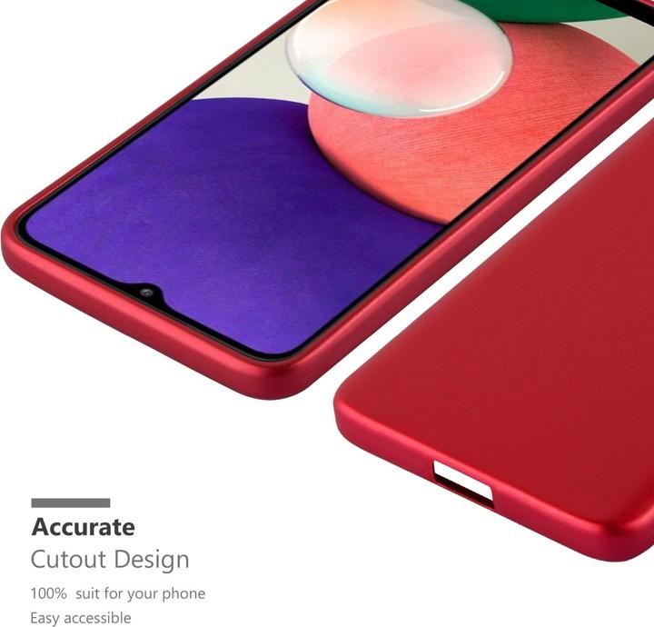 Actual product image Cadorabo TPU Matt Metallic Sleeve (Samsung Galaxy A22 5G)