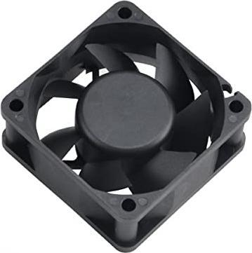 Immagine prodotto Akasa Ventola nera da 60*25 mm, 3 pin, cuscinetto a manicotto, velocità media (60 mm)