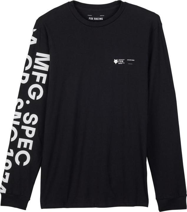 Produktbild Fox Tee 24 Barge Prem Ls Blk (M)