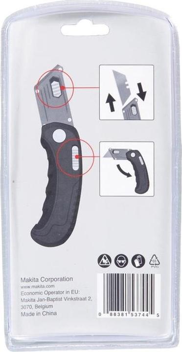 Actual product image Makita Safety folding knife (Cutters)