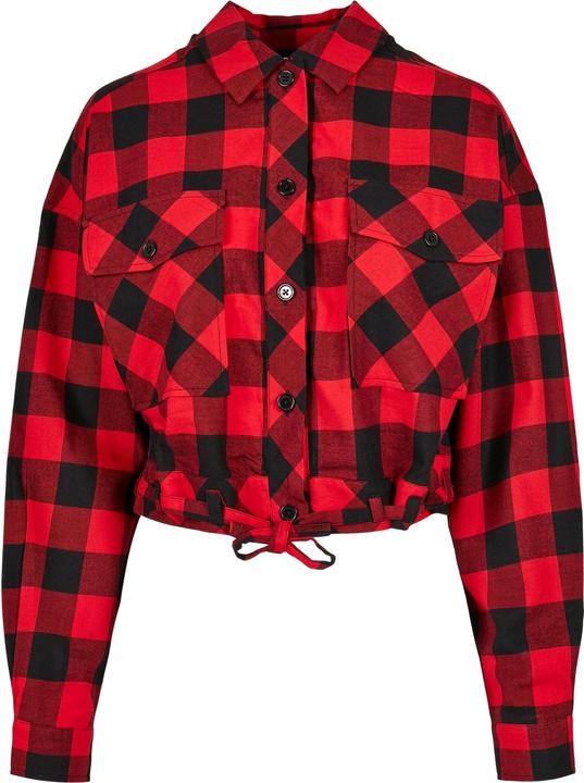 Produktbild Urban Classics Ladies Short Oversized Check Shirt (4XL)