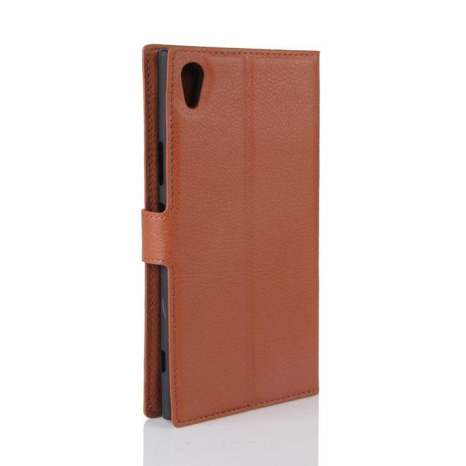 Actual product image MU Classic Leather cover with litchite texture (Sony Xperia XA1 Ultra)
