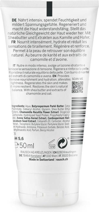 Actual product image Rausch Sensitive Hand Cream with Camomile Fl 50 ml (50 ml)