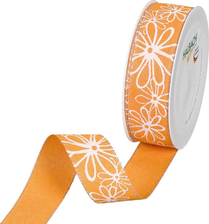 Actual product image Halbach Print tape "Blossoms", W 25 mm, roll of 6 m