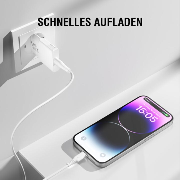 Produktbild 4smarts Netzladegerät PDPlug Slim 20W GaN 1C weiss (20 W)