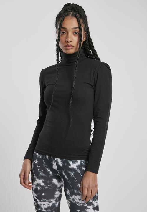 Produktbild Urban Classics Ladies Puffer Sleeve Turtleneck L/S (XS)