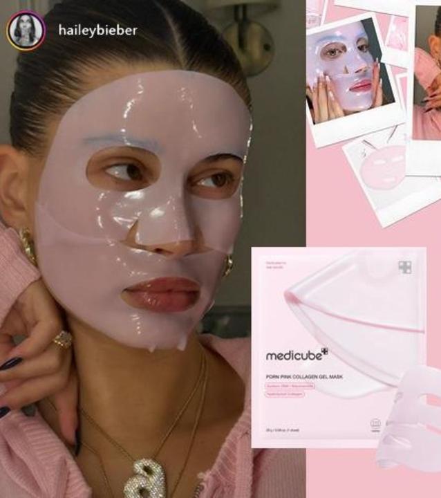 Actual product image Medicube PDRN Pink Collagen Gel Mask