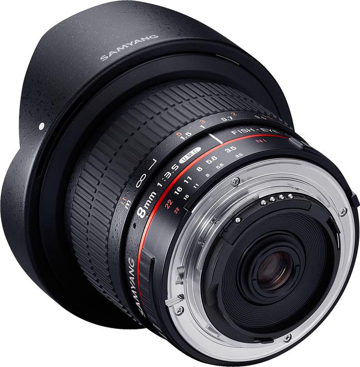 Samyang 8mm f/3.5 Asph IF MC Fisheye CSII DH - Sony E (Sony E, APS-C / DX)
