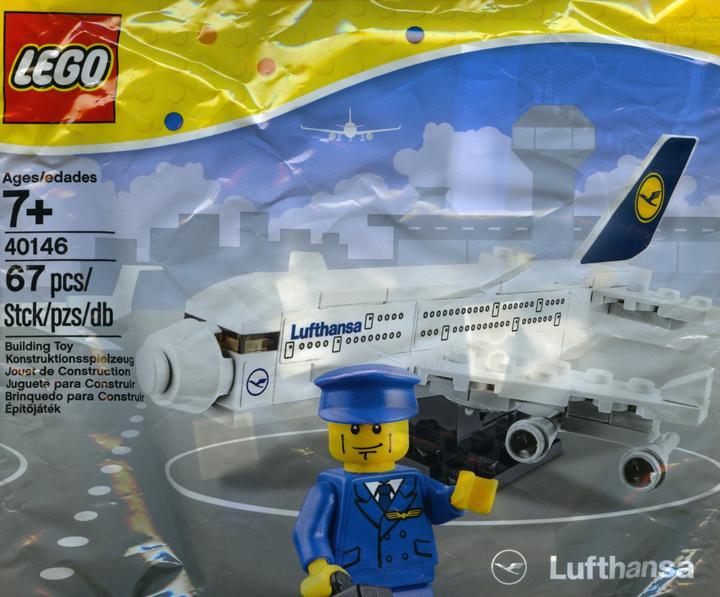 Produktbild LEGO Promotional Exklusiv Lufthansa Airbus A380 (40146)