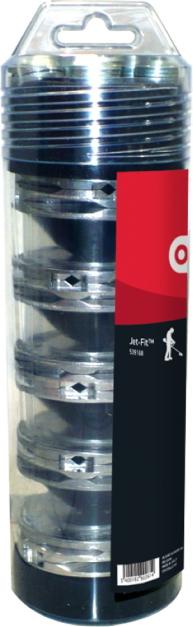 Image du produit Oregon Tête à fil Jet-Fit aluminium, 2 fils (Fil de coupe + bobine de fil)