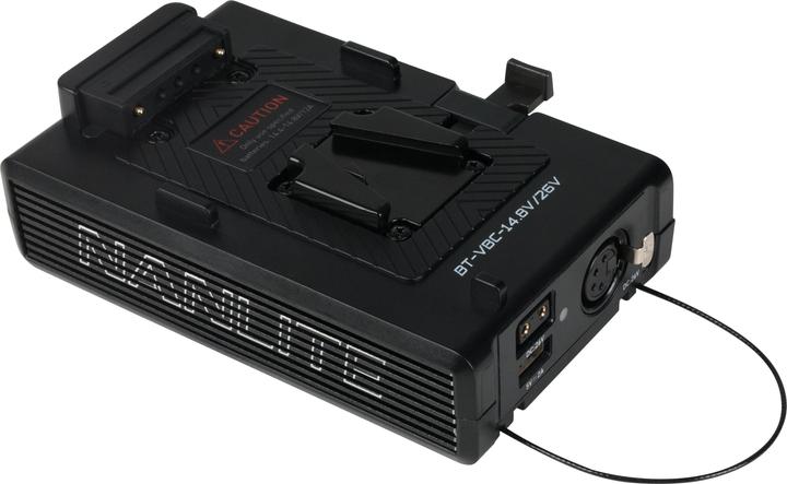 Nanlite V-Mount Batterie Konverter (14.8V zu 26V) (Kamera Akku Ladegerät)