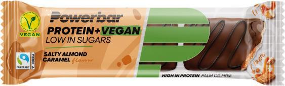 Image du produit Powerbar Protein Plus Low Sugar Vegan (Amande salée, Caramel, 12 pcs, 504 g)