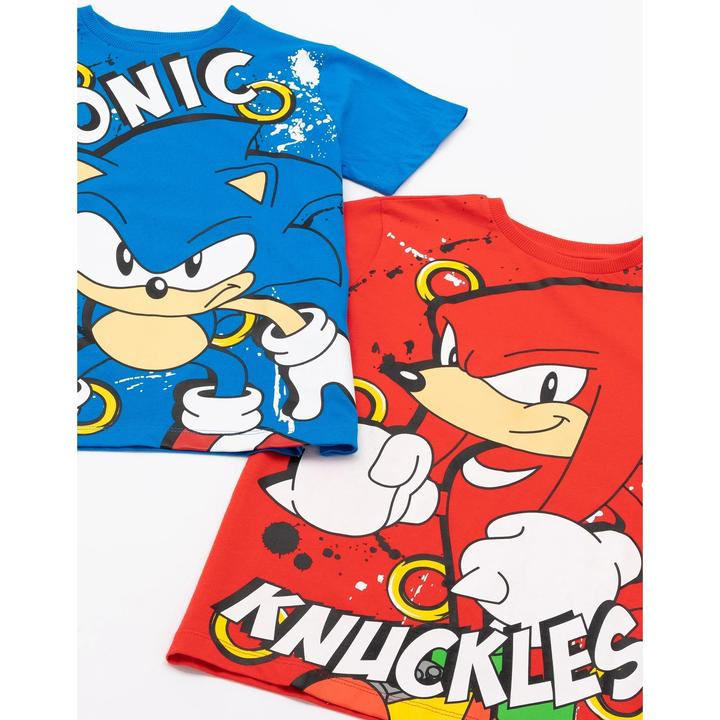 Immagine prodotto Sonic The Hedgehog Maglietta (confezione da 2) (146)