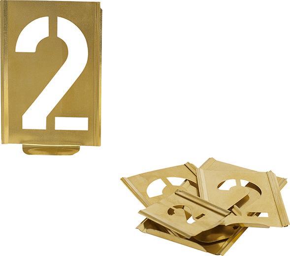 Immagine prodotto Kukko Set di stencil per marcatura 327 numeri 0-9 lettere h.70mm foglio speciale