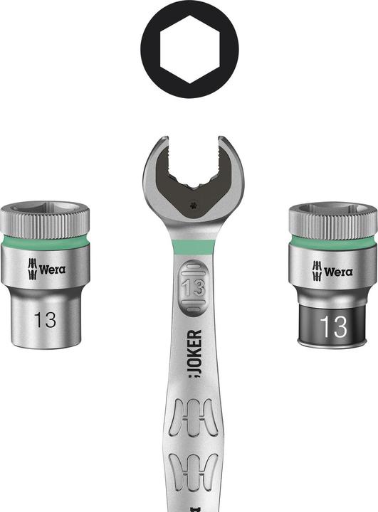 Produktbild Wera 8100 SC 8 Zyklop Metal-Knarrensatz (19 mm, 12 mm, 14 mm, 16 mm, 10  mm, 18 mm, 17 mm, 11 mm, 15 mm, 13 mm)
