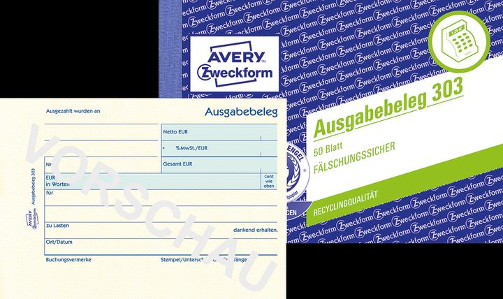 Actual product image Avery Output document with document printing (50 x)