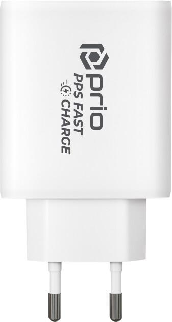 Produktbild prio 50W Schnellladegerät 30W PD PPS (USB C) + 20W PD (USB C) weiss (30 W)