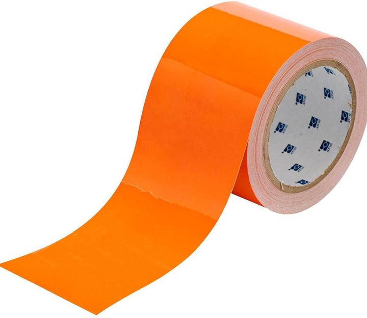 Image du produit Brady B-3, Rubans de marquage au sol, vinyle, orange, 76.20 mm x 30.48 m (76.20 mm)