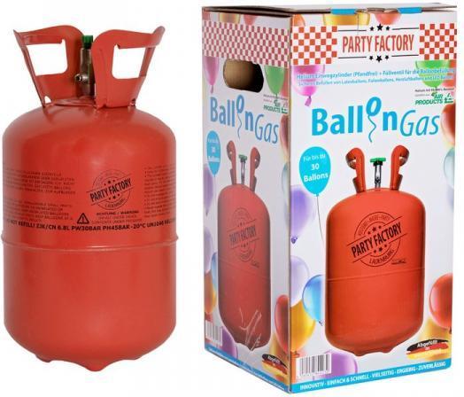 Produktbild Folat Einweg Helium-Flasche für 12 - 30 Ballons»