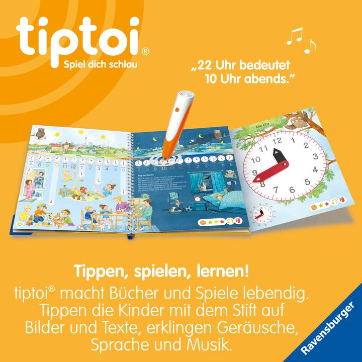 Produktbild tiptoi Meine Lern-Spiel-Welt: Uhr und Zeit (Deutsch, Silke Voigt, Heike Tober, 2024)