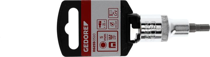 Produktbild Gedore Red red R62550510 Schraubendraubereinsatz 1/2" 5 mm Länge 55 mm (5 mm)