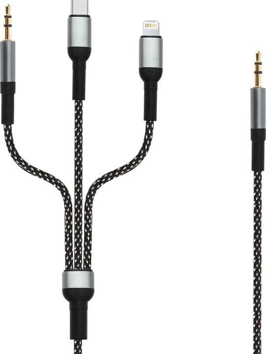 Actual product image LinQ AV9034 Audio cable (1.50 m, Lightning)