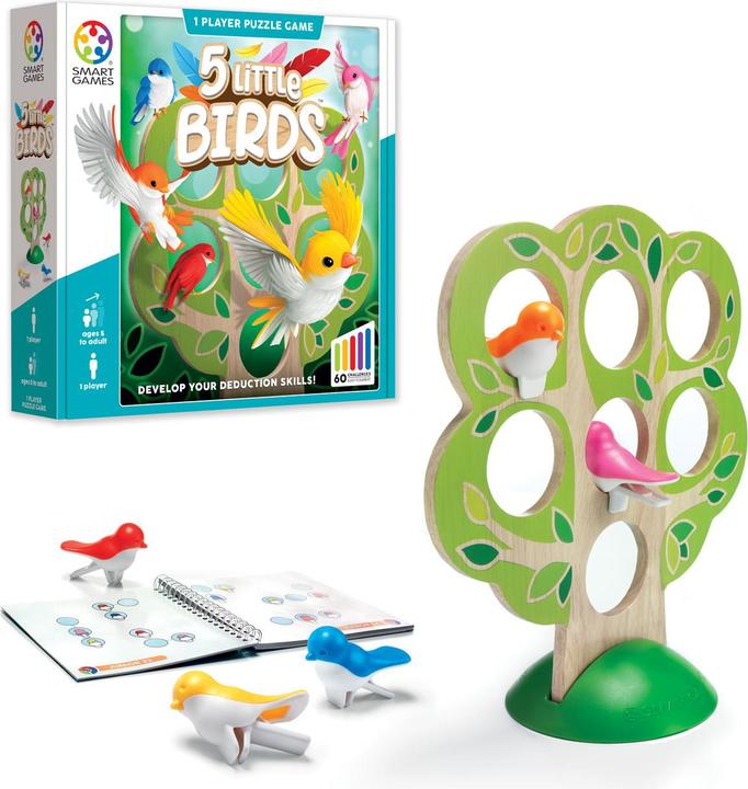 Immagine prodotto Smart Games 5 uccellini (mult) (Tedesco, Francese, Italiano)