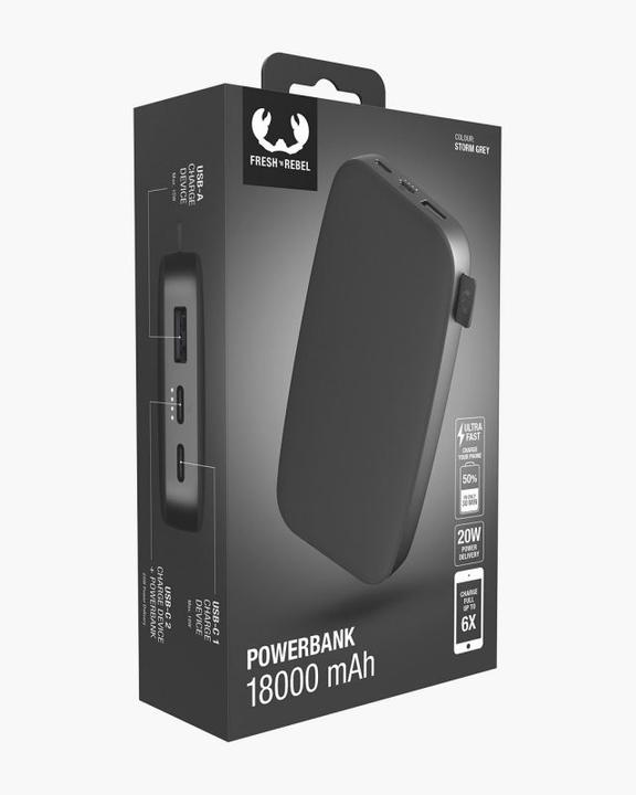 Produktbild Fresh'N Rebel Powerbank (18000 mAh, 20 W, 66.60 Wh)
