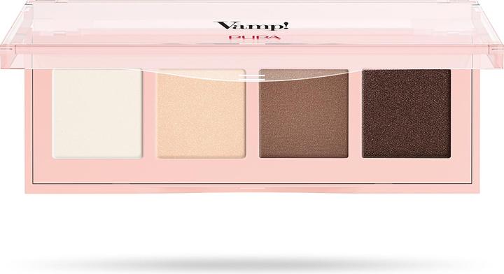 Actual product image Pupa Milano Vamp! 4 Eyeshadow Palette 001 Natural Matt (001 Natural Matt)