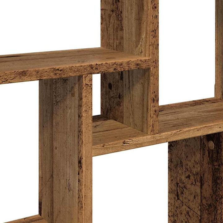 Actual product image VidaXL Würfelregal Wandregal Hängeregal Bücherregal Schweberegal Altholz-Optik (78 x 15 x 93 cm)
