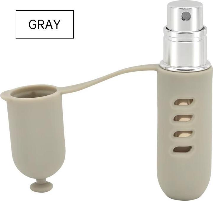 Swissdetector 1 Pc - Mini Parfümzerstäuber leer - 5Ml - Grau (5 ml)