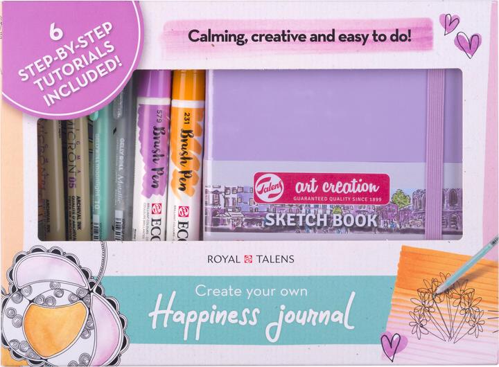 Image du produit Talens Journal Set Happiness 8-teilig (Multicolore, 8 x)