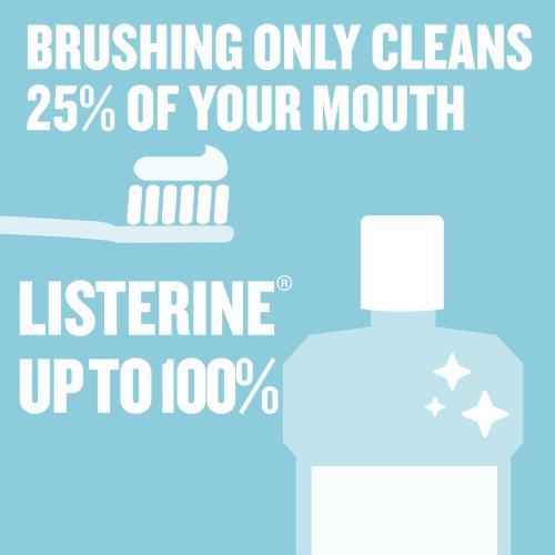 Produktbild Listerine Mouthwash Cool Mint Mild Mint (1000 ml, Mundwasser)