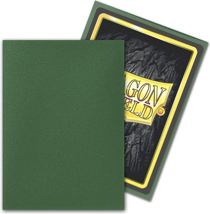 Produktbild Arcane Tinman Sleeves Matte Dragon Shield (100) - Forest Green (63X88mm)