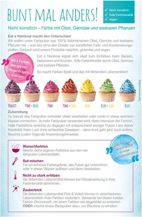 Actual product image Eat a Rainbow Mix of 4 colours